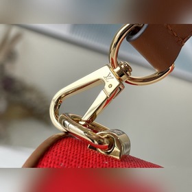 LV Артикул： M57722 Красная полосатая сумка Parasol из капсульно