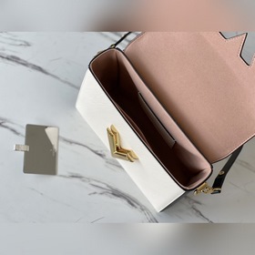 LV Артикул： M58546 Бежевая сумка Twist среднего размера Из капсу