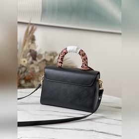 Средняя сумка LV Twist Артикул： M58568 Черный Осенняя капсульная