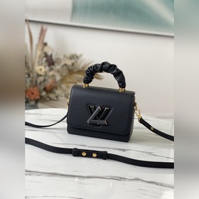 LV Модель： M58688 Маленькая сумка Twist Материалы сочетаются в