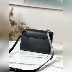 LV Артикул： M58715 Черная сумка среднего размера TWIST с волнист