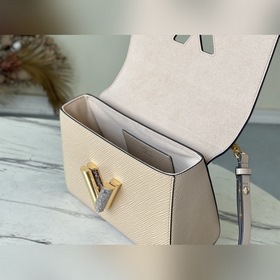 LV Модель： M59033 Абрикосовый цвет, средний размер Сумка из кожи