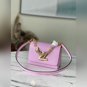 LV Модель： M59405 Розовый Twist Маленькая сумка Изготовлена из
