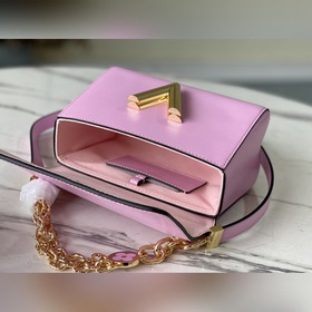 LV Модель： M59405 Розовый Twist Маленькая сумка Изготовлена из 