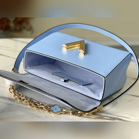 LV Модель： M59627 Синяя сумка Twist среднего размера Новая модел