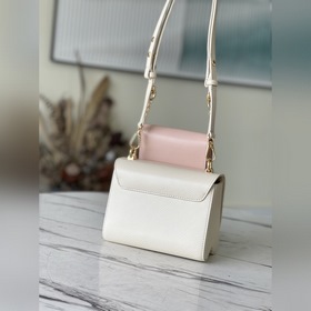 LV Модель： M59886 Двойная сумка белого цвета Знаменитая сумка Tw