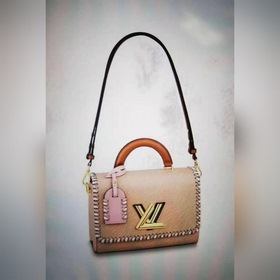 LV Артикул： M50283 Абрикосовый Средняя сумка Twist Сумка с клап