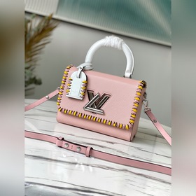 LV Артикул： M50283 Розовая сумка Twist среднего размера Сумка с 