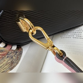 LV Модель： M57537 Маленькая сумка Twist из кожи Epi Мастерство 