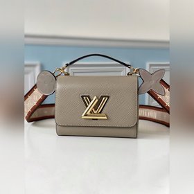 LV Артикул： M57049 Маленькая сумка Twist из кожи Epi Широкий пл