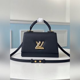 LV Модель M57093 Черная сумка Twist One Handle Small Изготовлена