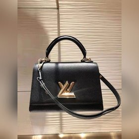 LV Модель M57093 Черная сумка Twist One Handle Small Изготовлена 