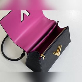 LV Модель M57093 Черная сумка Twist One Handle Small Изготовлена 