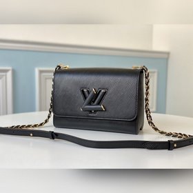 LV Модель M50282 Черная сумка с застежкой Twist в этом сезоне пре