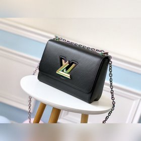 LV Модель M50280 Черная сумка с разноцветной застежкой. Новая мод