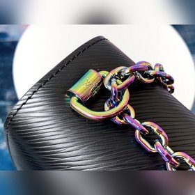 LV Модель M50280 Черная сумка с разноцветной застежкой. Новая мод