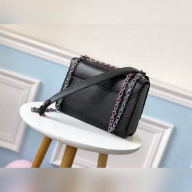 LV Модель M50280 Черная сумка с разноцветной застежкой. Новая мод