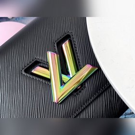 LV Модель M50280 Черная сумка с разноцветной застежкой. Новая мод