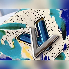 LV Модель M53857 Twist Сумка среднего размера Яркий принт Splash,