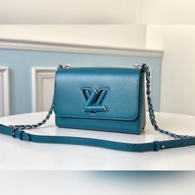 LV Модель M50282 Синяя сумка с застежкой v Новая классика, сумка