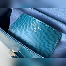LV Модель M50282 Синяя сумка с застежкой v Новая классика, сумка 