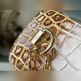 LV Артикул： M50282 Сумка с цепочкой и тиснением под кожу крокоди