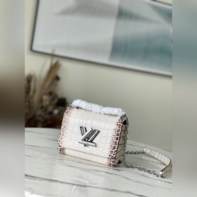 LV Модель： M50332 Сумка с цепочкой и тиснением под кожу крокодил