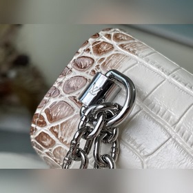LV Модель： M50332 Сумка с цепочкой и тиснением под кожу крокодил
