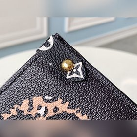 LV Модель M44576 Черно-белая сумка с леопардовым принтом ONTHEGO 