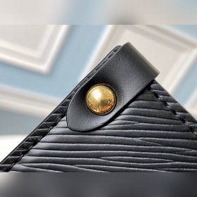 LV Модель M56080 Черный Onthego Средняя сумка-тоут Изготовлена из