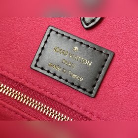 LV Модель M56080 Черный Onthego Средняя сумка-тоут Изготовлена из