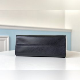 LV Модель M56080 Черный Onthego Средняя сумка-тоут Изготовлена из