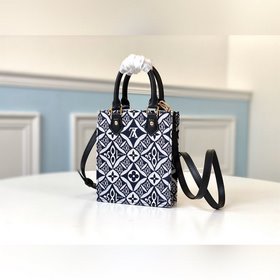 LV Модель M69846 Черный Маленькая сумка-тоут старинным узором Нов