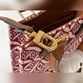 LV Модель M69846, песочный цвет, маленькая сумка-тоут с винтажным
