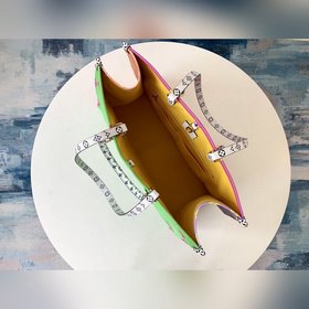 LV Monogram с покрытием из парусины Сумка-тоут с отделкой из тка