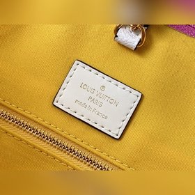 LV Monogram с покрытием из парусины Сумка-тоут с отделкой из тка