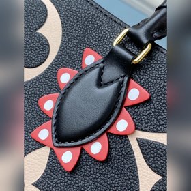 LV Модель M45373 Черная сумка OnTheGo большого размера Классическ