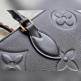 LV Артикул： M45595 Черная сумка среднего размера с леопардовым п