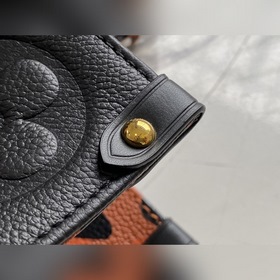 LV Артикул： M45595 Черная сумка среднего размера с леопардовым п