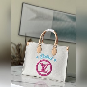 LV Артикул： M20815 Желтый маленький OnTheGo сумка Материалы： вы