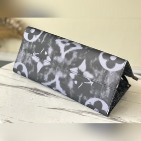 LV Артикул： M44586 Черный с цветочным узором, средний размер Сум