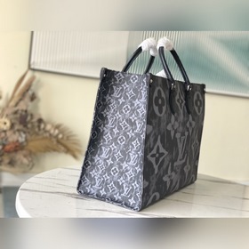 LV Артикул： M44586 Черная сумка ONTHEGO большого размера Для раб