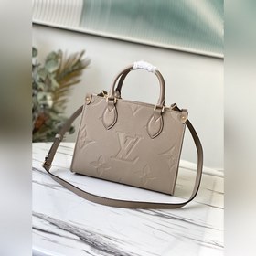 LV Артикул： M45660 Абрикосовый Onthego mini Tote Вдохновленная к