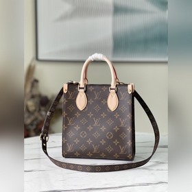 LV Артикул： M45847 Сумка Sac Plat BB Сочетание ткани Monogram и 