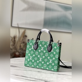LV Артикул： M46216  OnTheGo Маленькая сумка Изготовлена из жакк