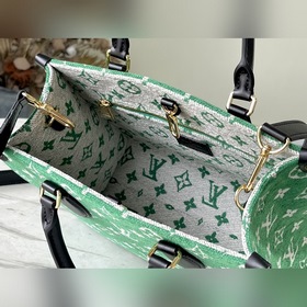 LV Артикул： M46216  OnTheGo Маленькая сумка Изготовлена из жакк