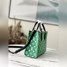 LV Артикул： M46216  OnTheGo Маленькая сумка Изготовлена из жакк