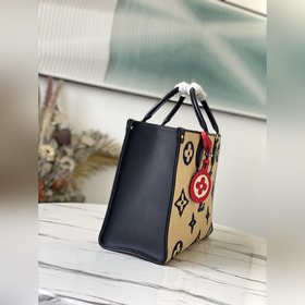 LV  Артикул： M57723  OnTheGo Большая сумка-тоут Ткань Monogram 