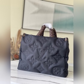 LV Артикул： M59005 Черный  OnTheGO Большая сумка Изготовлена из