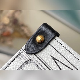 LV Артикул： M59264 Серия «Лувр» Сумка Дно сумки укреплено кожей